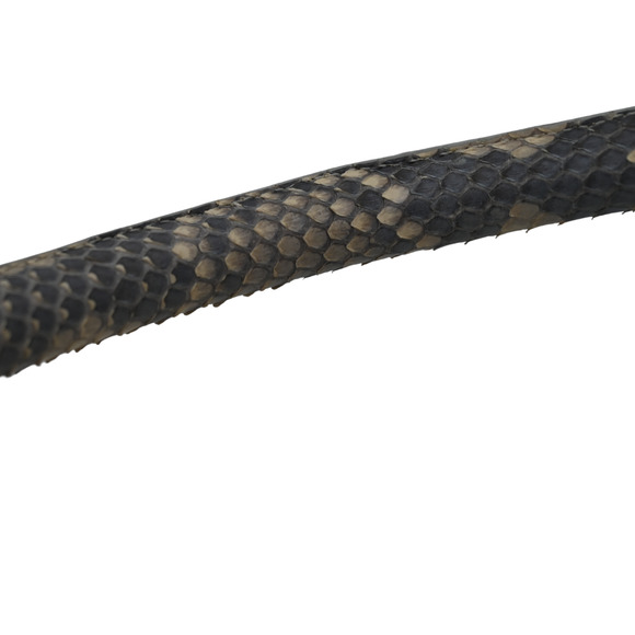 Nancy Gonzalez Light Gray & Cream Snake Leather Shoulder Bag - Picture 5 of 15